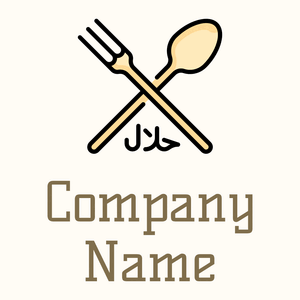 Halal logo on a Floral White background - Comida & Bebida