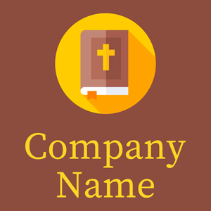 Bible logo on a Mule Fawn background - Religion