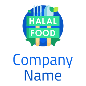 Halal logo on a White background - Essen & Trinken