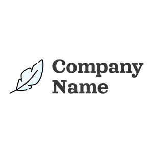 Feathers logo on a White background - Abstrait
