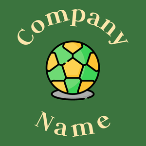 Football logo on a Green House background - Viaggi & Alberghi