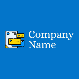 Stationery logo on a Navy Blue background - Zakelijk & Consulting