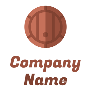 Cognac Barrel on a White background - Cibo & Bevande