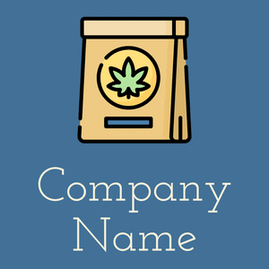 Marijuana logo on a Jelly Bean background - Medizin & Pharmazeutik