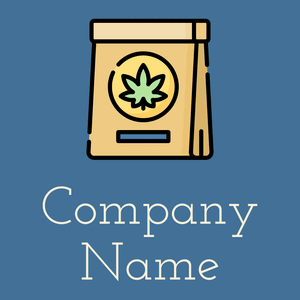 Marijuana logo on a Jelly Bean background - Medicina & Farmacia