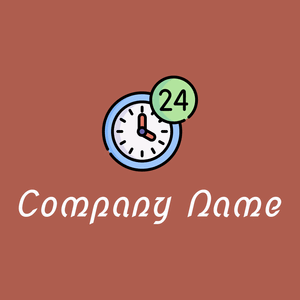 24 hours support logo on a Sante Fe background - Imóveis & Hipoteca