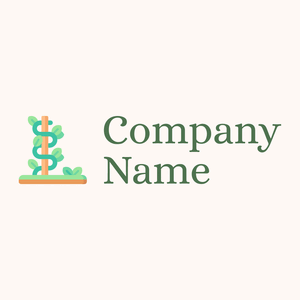 Vineyard logo on a Seashell background - Agricultura