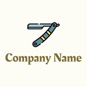 Straight razor on a Floral White background - Moda & Belleza