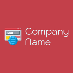 Domain registration on a Sunset background - Technologie