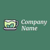 Green tea on a Dark Green Copper background - Sommario