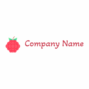 Raspberry logo on a White background - Comida & Bebida