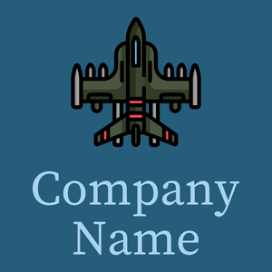 Airplane logo on a Orient background - Auto & Voertuig
