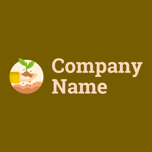 Sprout on a Olive background - Landwirtschaft
