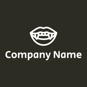 Vampire logo on a Karaka background - Abstracto