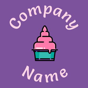 Frozen yogurt logo on a Studio background - Essen & Trinken