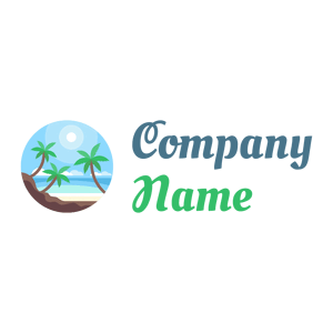 Columbia Blue Beach on a White background - Reizen & Hotel