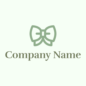 Bow tie logo on a Honeydew background - Moda & Belleza