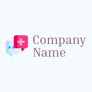 Chat logo on a Alice Blue background - Negócios & Consultoria