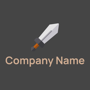 Sword logo on a Charcoal background - Arte & Intrattenimento