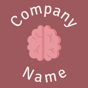 Brain logo on a Au Chico background - Medicina & Farmacia