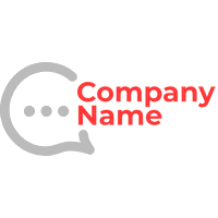 grey bubble and dots logo - Domaine des communications