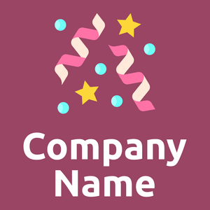 Confetti logo on a Cadillac background - Abstrait