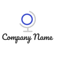 Logotipo empresarial con globo - Empresa & Consultantes Logotipo