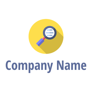 Investigation logo on a White background - Abstrait