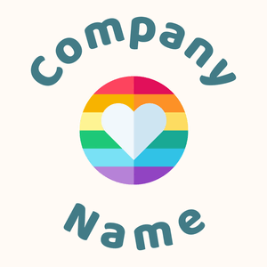Lgbtq logo on a Seashell background - Comunidad & Sin fines de lucro