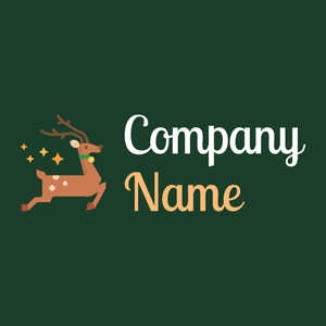 Deer on a Deep Fir background - Animales & Animales de compañía