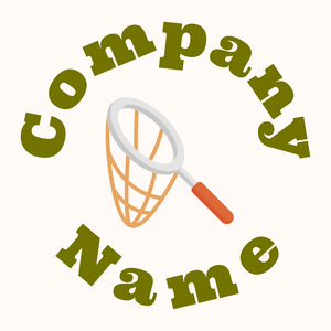 Fishing net logo on a Seashell background - Spelletjes & Recreatie