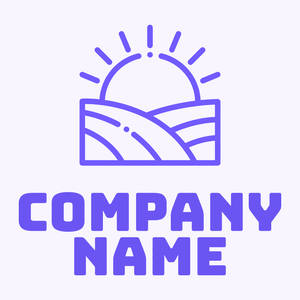 Sunrise logo on a Magnolia background - Abstrakt