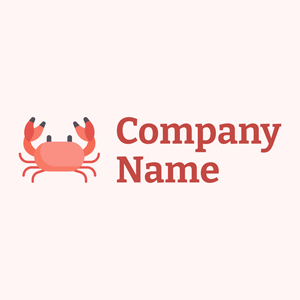 Salmon Crab on a Snow background - Animales & Animales de compañía