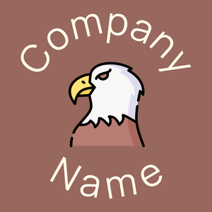 Whisper Eagle on a Dark Chestnut background - Tiere & Haustiere