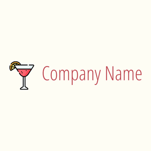 Red Cocktail on a Ivory background - Food & Drink
