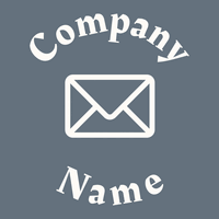 Email logo on a Blue Bayoux background - Kommunikation