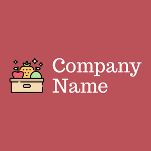 Fruit logo on a Blush background - Alimentos & Bebidas