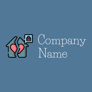 Divorce logo on a San Marino background - Computer
