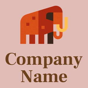 Mammoth logo on a Cavern Pink background - Tiere & Haustiere
