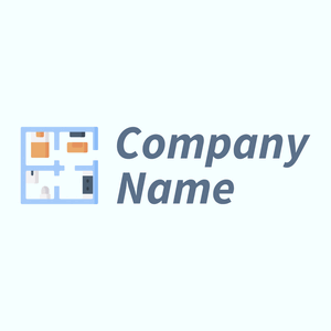 Plan logo on a Azure background - Domaine de l'architechture