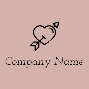Cupid logo on a Clam Shell background - Rencontre