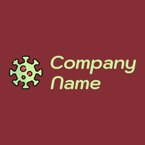 Virus logo on a Old Brick background - Médicale & Pharmaceutique