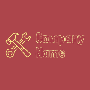 Tools logo on a Apple Blossom background - Construcción & Herramientas