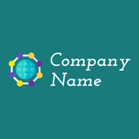 Global network logo on a Elf Green background - Arquitectura