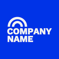 Logo semicírculo minimalista - Empresa & Consultantes Logotipo