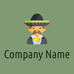 Mariachi logo on a Amulet background - Entretenimento & Artes