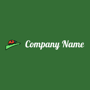 Ladybug logo on a Japanese Laurel background - Animais e Pets