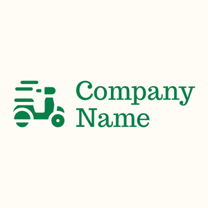 Scooter logo on a Floral White background - Automotive & Vehicle