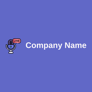Podcast logo on a Slate Blue background - Comunicaciones