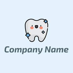 Tooth logo on a Alice Blue background - Médicale & Pharmaceutique